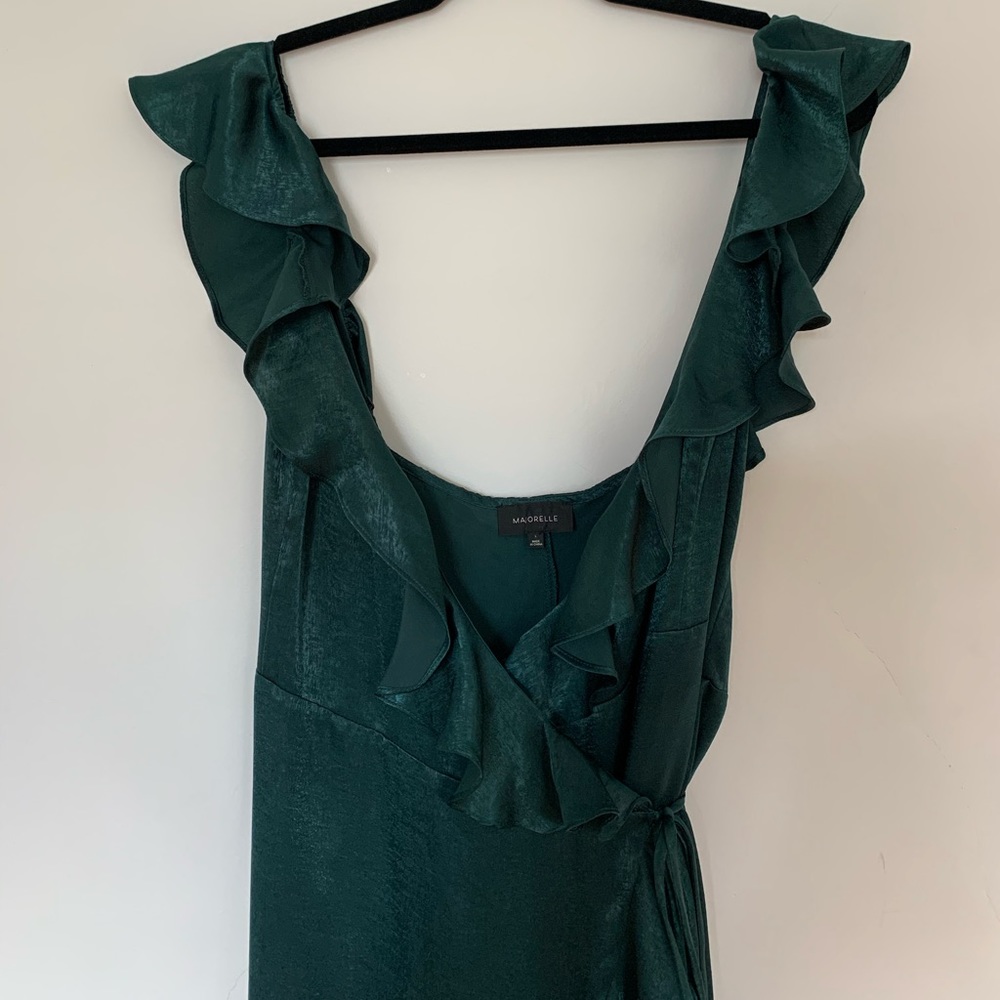 Majorelle Sausalito emerald dress